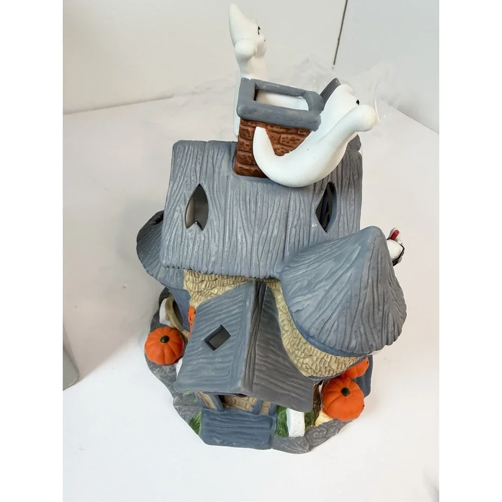PartyLite Haunted Halloween Tealight Candle House P7311 Retired Seasonal Decor . - Picture 4 of 12